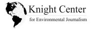 Knight Center for Environmental Journalism logo.