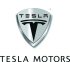 Tesla logo.