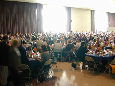 The lunch crowd