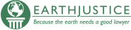 Earthjustice logo.