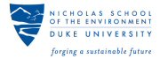 Nicholas School of the Environment logo.
